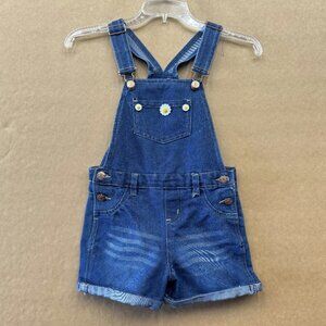 Denim Short Overalls Girl's Large/5